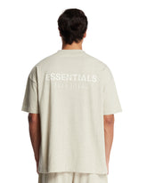 Gray Cotton Logo T-shirt | PDP | Antonia