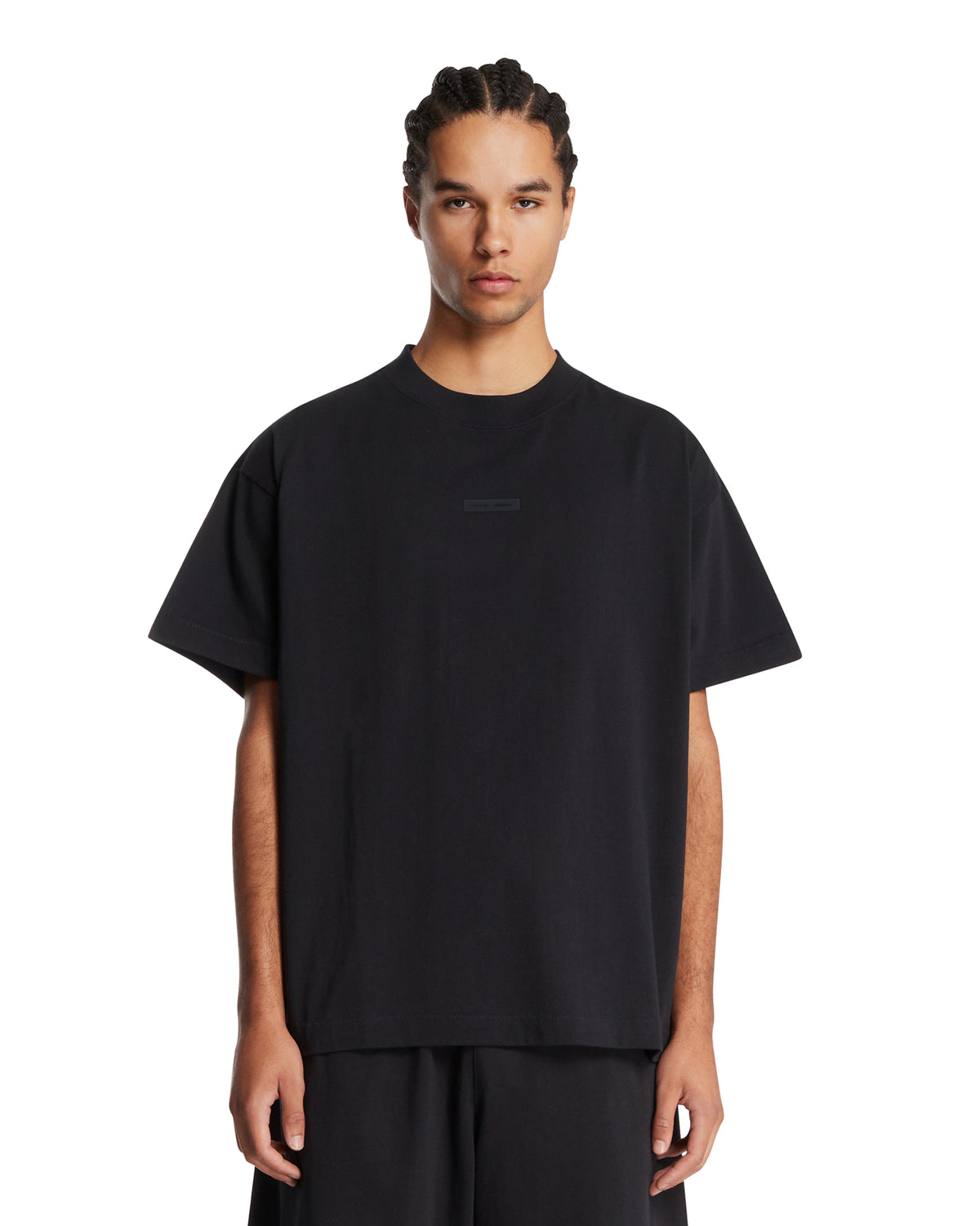 Black The Essential T-Shirt | FEAR OF GOD ESSENTIALS - Antonia