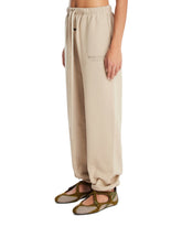 Beige Drawstring Pants | PDP | Antonia