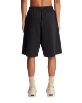 Black Relaxed Cotton Shorts | PDP | Antonia