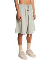 Gray Relaxed Cotton Shorts | PDP | Antonia