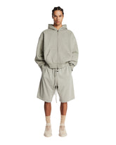 Gray Relaxed Cotton Shorts - FEAR OF GOD ESSENTIALS MEN | PLP | Antonia