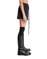 Black Cotton Shorts | PDP | Antonia