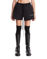 Pantaloncini Con Logo In Cotone Neri - FEAR OF GOD ESSENTIALS WOMEN | PLP | Antonia