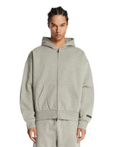 Classic Gray Zip Hoodie - FEAR OF GOD ESSENTIALS MEN | PLP | Antonia