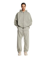 Classic Gray Zip Hoodie - FEAR OF GOD ESSENTIALS MEN | PLP | Antonia
