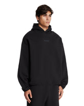 Black Cotton Hoodie | PDP | Antonia