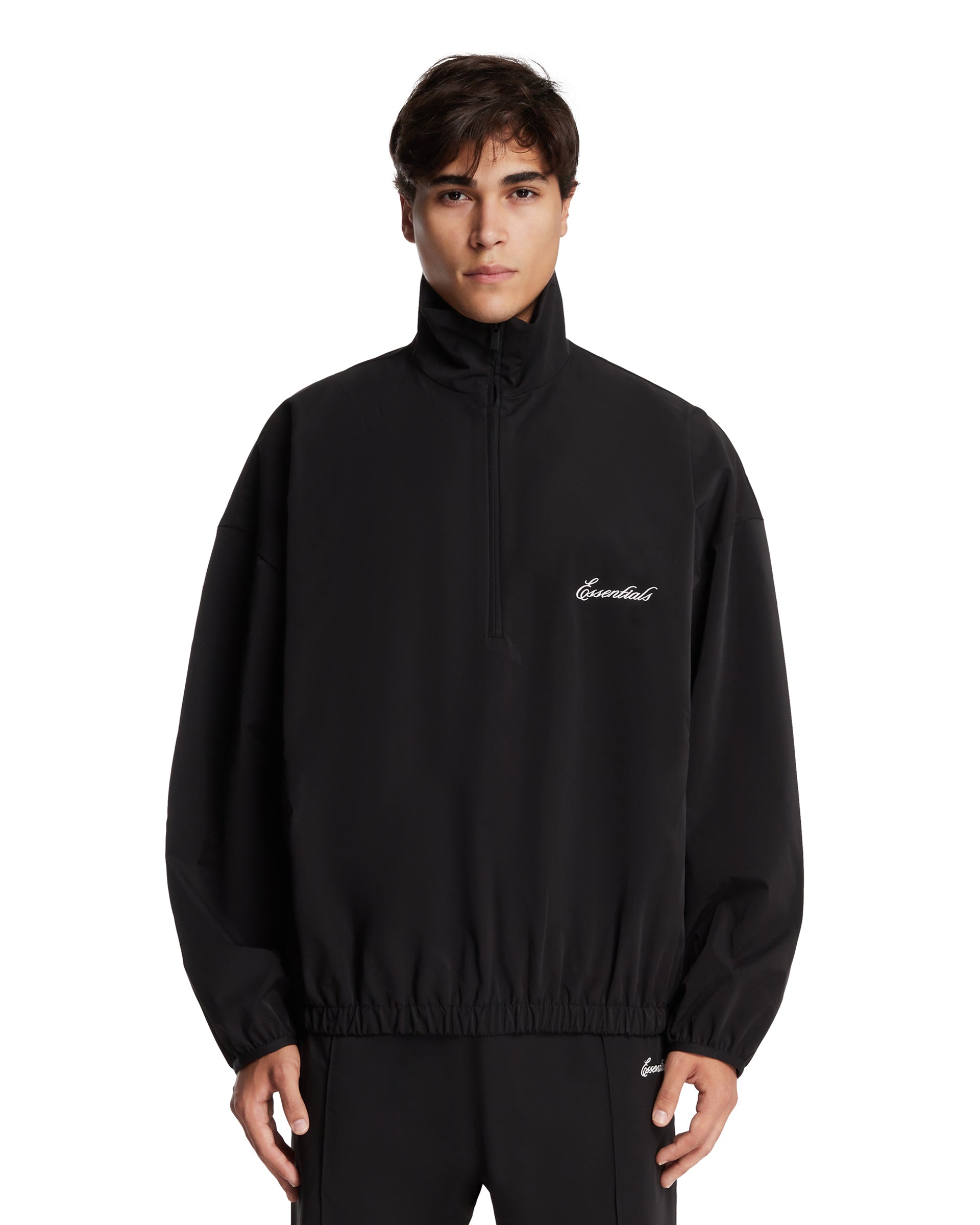 Felpa Con Zip E Logo Nera FEAR OF GOD ESSENTIALS Antonia - Main Image