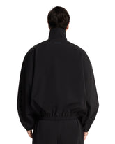 Felpa Con Zip E Logo Nera | PDP | Antonia