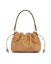 Beige Mamma Baguette Medium Bag | PDP | Antonia