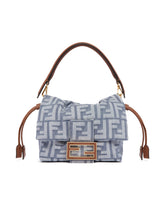 Borsa Mamma Baguette Small Blu | PDP | Antonia