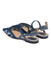 Blue Colibri Lite Slingback Flat | PDP | Antonia