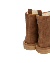 Brown Apres Chic FF Suede Ankle Boots | PDP | Antonia