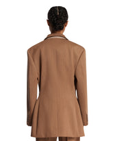 Brown Malina Wool Blazer | PDP | Antonia