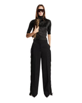 Pantaloni Luella In Lana Neri | PDP | Antonia