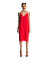 Red Bella V-Neck Dress - Women's dresses | PLP | Antonia