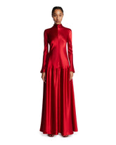 Red Mila Long-Sleeve Dress - Women's dresses | PLP | Antonia