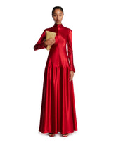 Red Mila Long-Sleeve Dress - Women's dresses | PLP | Antonia