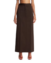 Brown Rae Wool Skirt - Women's skirts | PLP | Antonia