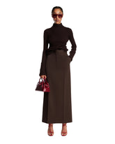 Brown Rae Wool Skirt - Women's skirts | PLP | Antonia