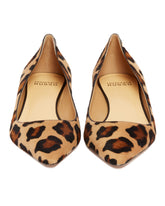 Beige Animal Print Pumps | PDP | Antonia