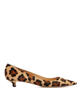 Beige Animal Print Pumps - FRANCESCO RUSSO WOMEN | PLP | Antonia