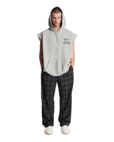 Gray Logo Sleeveless Hoodie - Men's jackets | PLP | Antonia