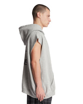 Felpa Senza Maniche Con Logo Grigia | PDP | Antonia