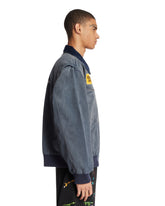 Giacca Bomber In Cotone Blu | PDP | Antonia