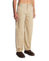 Beige Cotton Chino Pants | PDP | Antonia