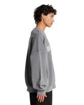 Felpa In Cotone Con Logo Grigia | PDP | Antonia