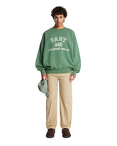 Felpa In Cotone Con Logo Verde - GANT MEN | PLP | Antonia