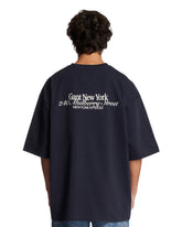 T-Shirt Con Logo 240 Mulberry Street Blu | PDP | Antonia