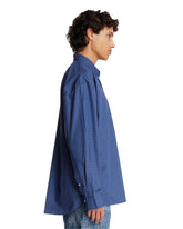 Camicia In Cotone A Quadri Blu | PDP | Antonia