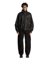 Black Leather Bomber - Men's jackets | PLP | Antonia