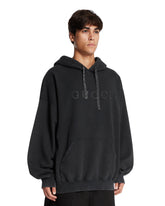 Felpa Relaxed Con Logo Grigia | PDP | Antonia