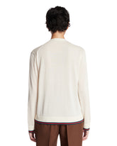 White Extra Fine Silk and Cashmere Cardigan | PDP | Antonia