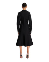 Black Wool Midi Dress | PDP | Antonia