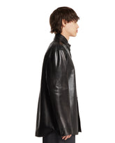 Black Leather Shirt | PDP | Antonia