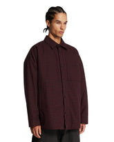 Red Checked Padded Overshirt | PDP | Antonia