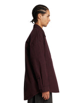 Red Checked Padded Overshirt | PDP | Antonia