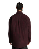 Red Checked Padded Overshirt | PDP | Antonia