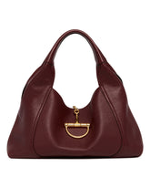 Burgundy Softbit Maxi Shoulder Bag | PDP | Antonia