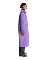 Purple Wool and Cashmere Coat | PDP | Antonia