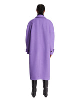 Purple Wool and Cashmere Coat | PDP | Antonia