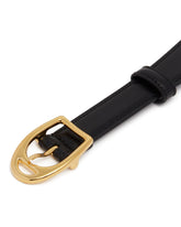 Black Wide Belt with Oversized Horsebit | PDP | Antonia