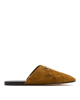 Brown Suede Sabot | PDP | Antonia