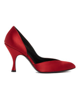 Red Not Half Bad Satin Pumps | PDP | Antonia