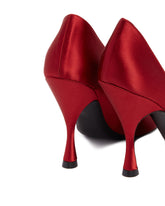 Red Not Half Bad Satin Pumps | PDP | Antonia