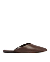 Brown Homebody Slippers - Women's mules | PLP | Antonia